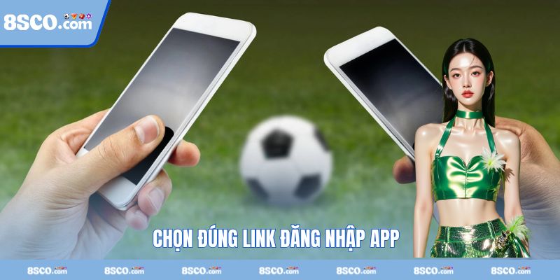 Truy cập ứng dụng 8S đúng link